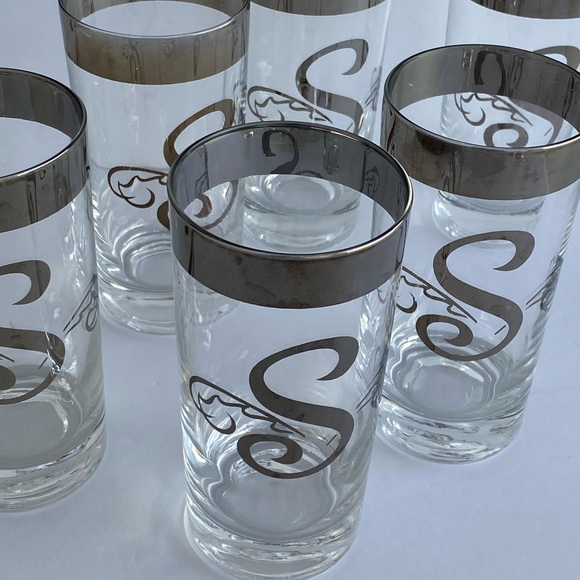 Vintage Dorothy Thorpe Bar Ware Highball Double Old Fashioned Drinking Glasses - Picture 3 of 13